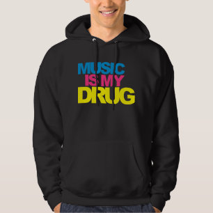 Moletom A música é minha droga