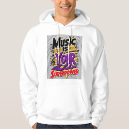 Moletom A Música É Seu Superpoder 3