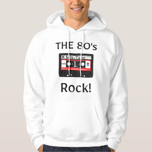 Moletom A Música Rock dos Anos 80! Fita Cassete Impressão