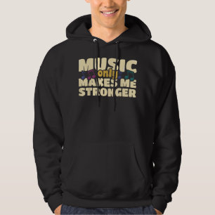 Moletom A Música Só Me Torna Mais Forte A Marcha De Mais v