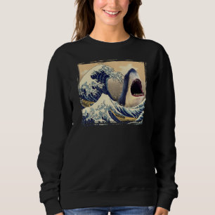 Moletom A Onda De Excelente Do Tubarão Kanagawa No Ukiyo