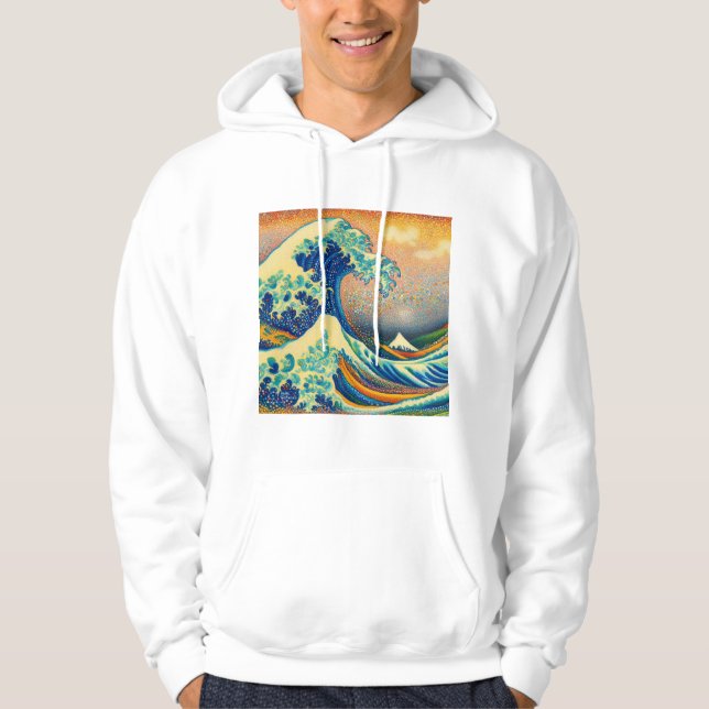 Moletom A onda do Excelente, onda de Kanagawa v2 (Frente)