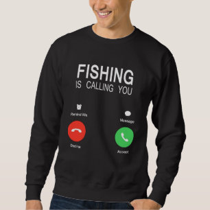 Moletom A Pesca Chama-Te Homens E Mulheres