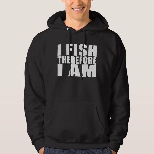 Moletom A pesca engraçada cita piadas que eu me pesco (Frente)