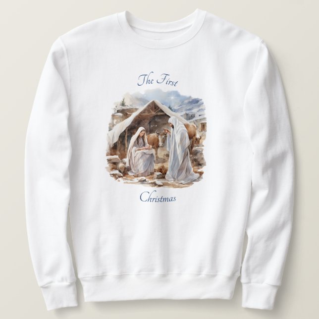 Moletom A Primeira Série de Natal Sweatshirt 6 (Frente do Design)