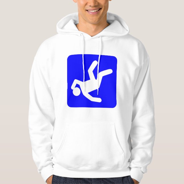 Moletom A queda do homem - azul (Frente)