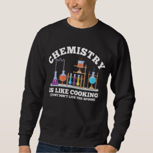 Moletom A Química Ciência Humor Química É Como Cozinha