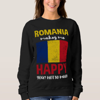 Moletom A Romênia Me Faz Feliz Você Não Tanto