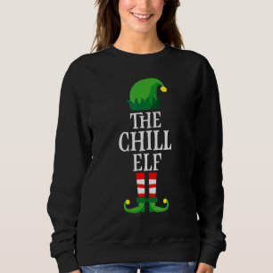 Moletom A Roupa de Natal do Chill Elf Boy Matando M
