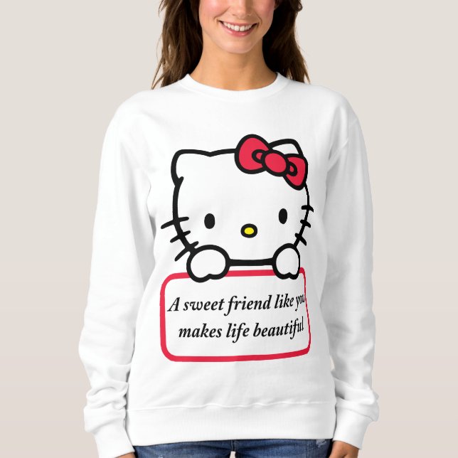 Moletom A Sweet Friend Like You - Heartfelt Quote T-Shirt (Frente)