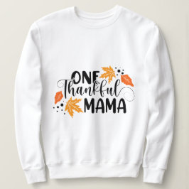 Moletom A tipografia inspirada na ação de graças