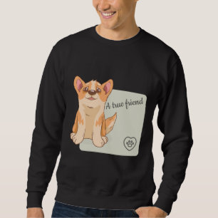 Moletom A True Friend Welsh Corgi