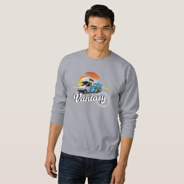 Moletom A Vantacy Life de Campervan | Camisola-doce, de us (Frente Completa)
