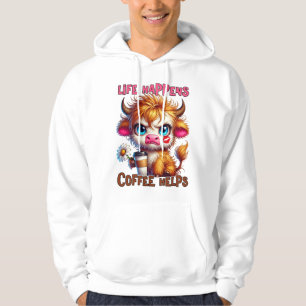 Moletom A Vida Acontece Café Ajuda 