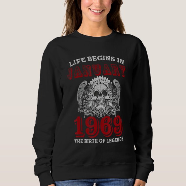 Moletom A Vida Começa Em Janeiro De 1969 O Nascimento De L (Frente)