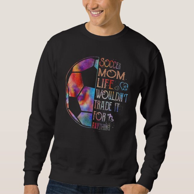 Moletom A vida da mãe não trocaria por nada mais. (Frente)