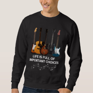 Moletom A Vida É Cheio De Escolhas Importantes Ao Longo D