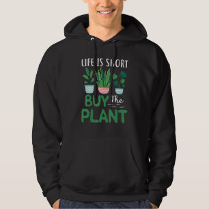 Moletom A Vida É Curto Comprar O Gar De Plantas Vegetais