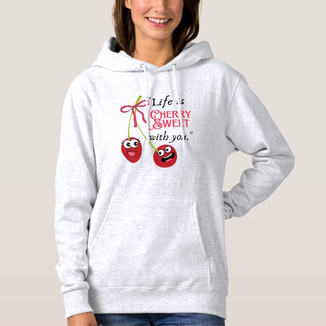 MOLETOM A VIDA É DOCE DE CÉREBRO COM VOCÊ (Frente)