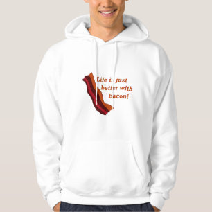Moletom A vida é melhor com bacon