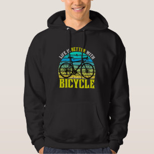Moletom a vida é melhor com bicicleta