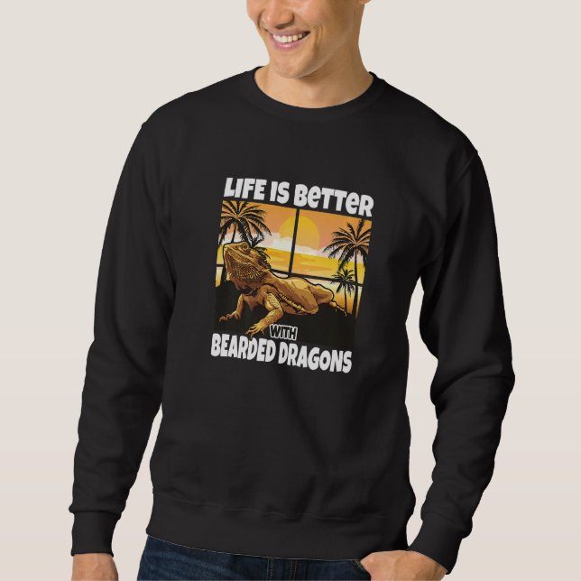 Moletom A Vida É Melhor Com Dragões Carnados (Frente)