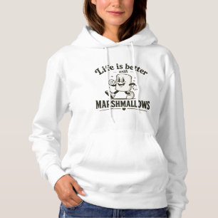Moletom A vida é melhor com marshmallows