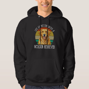 Moletom A Vida é Melhor Com Um Golden Retriever