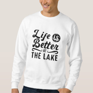 Moletom A Vida É Melhor No Wakeboard Do Lago