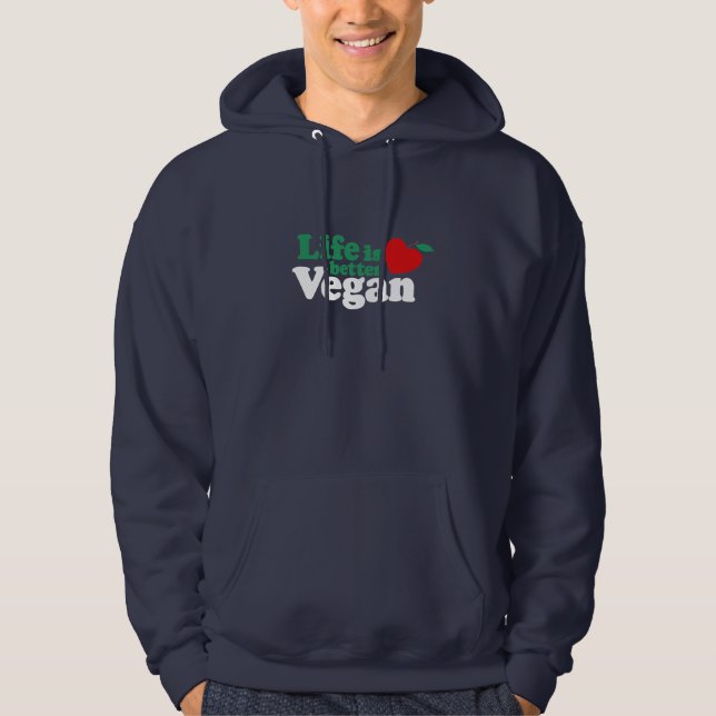 Moletom A Vida É Melhor Vegan (Frente)