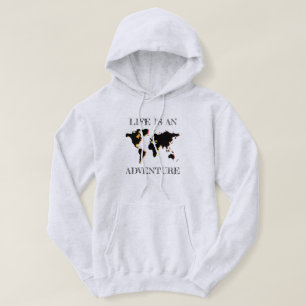Moletom A vida é um Hoodie da Aventura