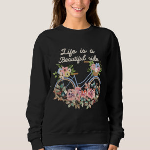 Moletom A vida é uma bela viagem Motivational Cotes Girly