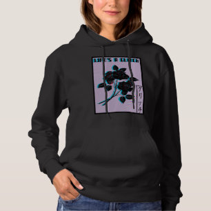 Moletom A Vida é uma Falha Estética Vaporwave Rosa Triste