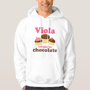Moletom A viola bonito jogará para o chocolate