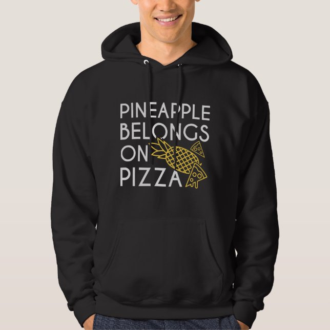 Moletom Abacaxi Pertence Na Pizza (Frente)