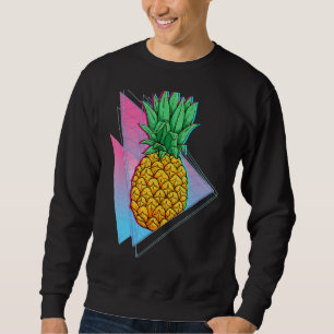 Moletom Abacaxi Tropical Summer Vibes Synthwave 90s Vapo