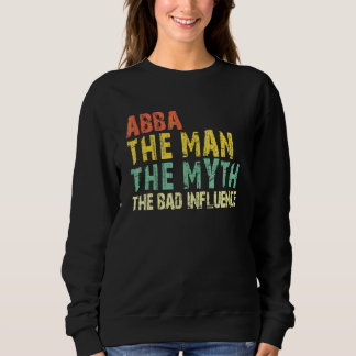 Moletom Abba O Homem O Mito A Má Influência  Vintage