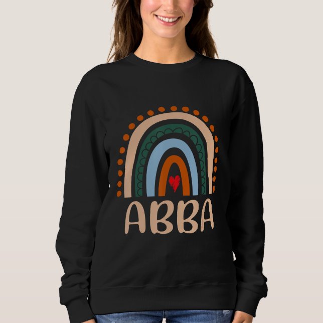 Moletom Abba Rainbow Grandma Cute Mothers Day  Abba (Frente)