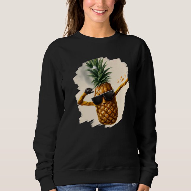 Moletom Abbing Pineapple Aloha Sunglass Beach Dance Haw (Frente)
