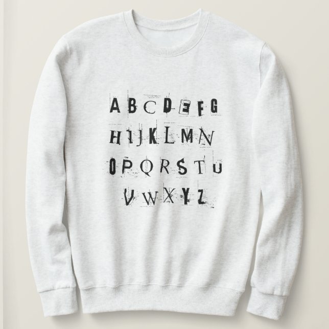 Moletom ABCs do Punk Rock (Frente do Design)