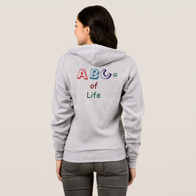 Moletom ABCs of Life T-Shirt (Parte Traseira Completa)