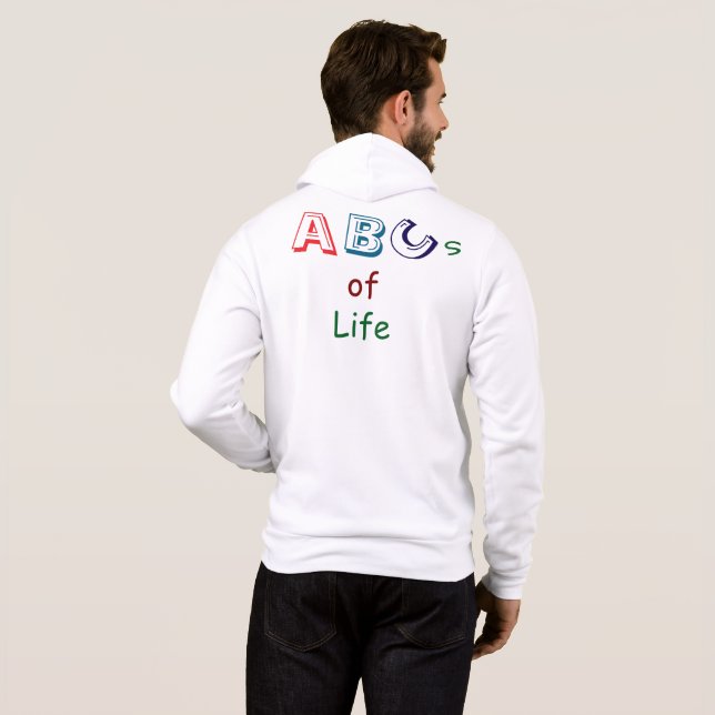 Moletom ABCs of Life T-Shirt (Parte Traseira Completa)