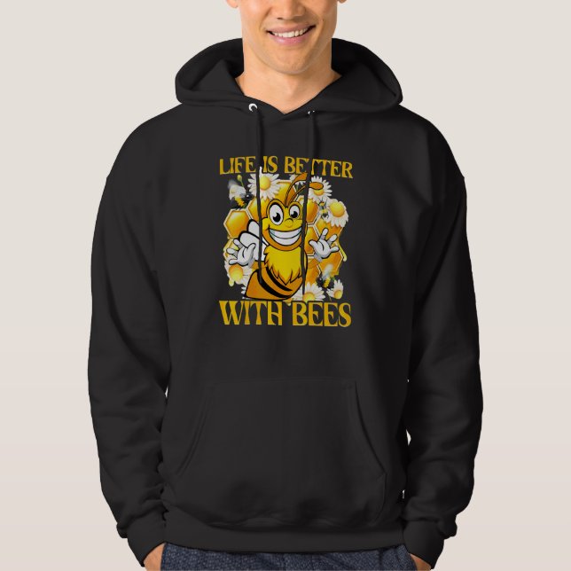 Moletom Abejas Apicultor  Dicho 42 (Frente)