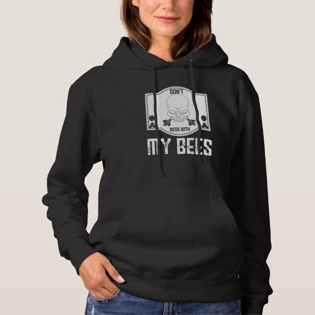 Moletom Abelhas apicultoras Mel Não se meta com a minha (Frente)