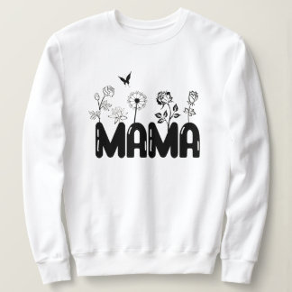 Moletom Abençoada Mãe Flores