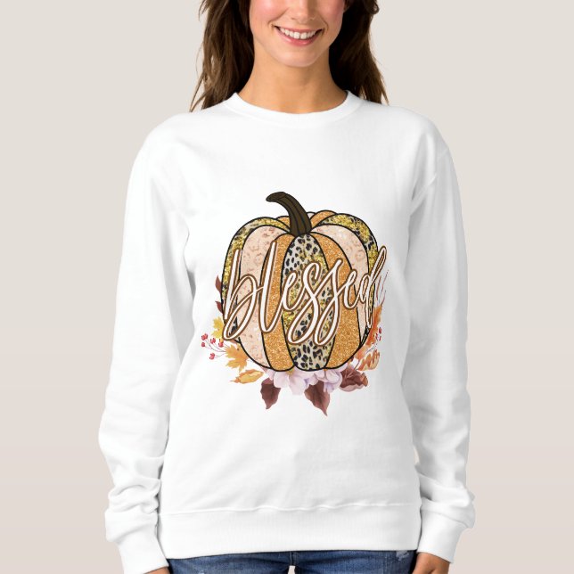 Moletom Abençoada mulher (Frente)