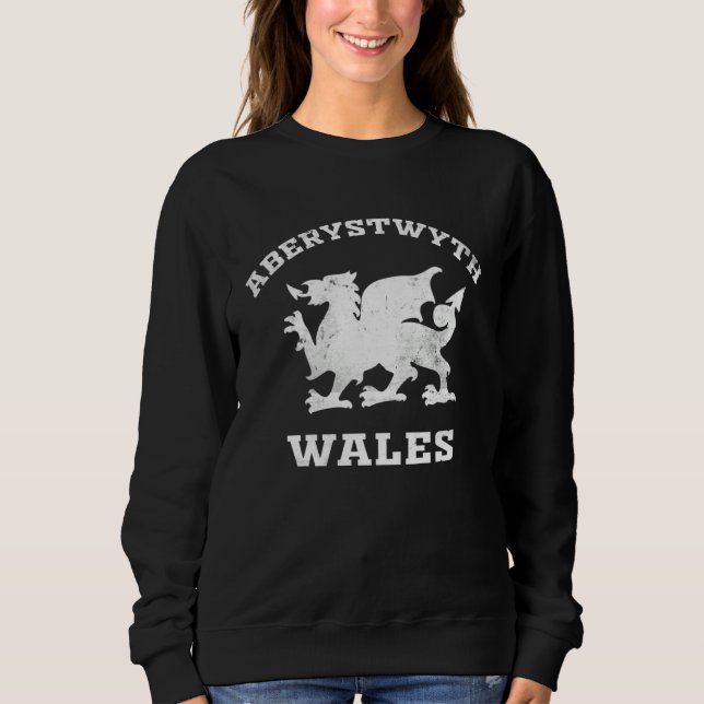 Moletom Aberystywth Men Women Kids Students Wales Welsh Dr (Frente)