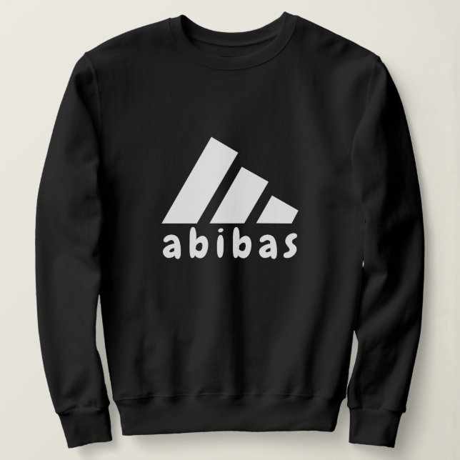 Moletom abibas - ADIDAS Parody Logo Gag Gift (Frente do Design)