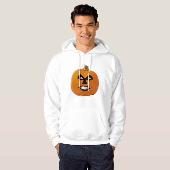 Moletom Abóbora de Halloween com Rosto Sinistro, Jack o' L (Frente Completa)