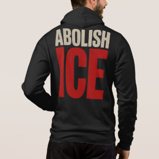 Moletom Abolição da Tipografia Minimalista de Protesto ICE
